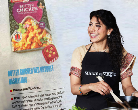 Masalamagic Butter chicken med krydret basmatiris